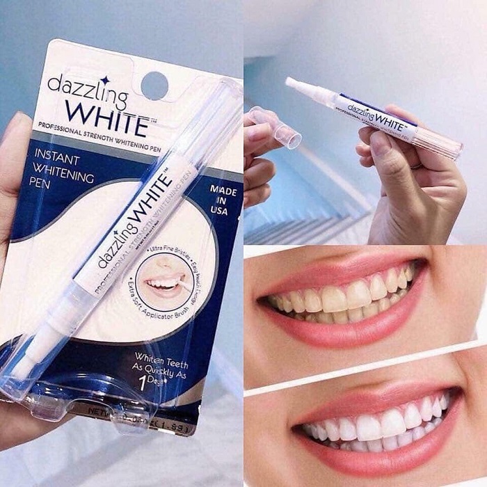 Cách dùng bút tẩy trắng răng Dazzling White
