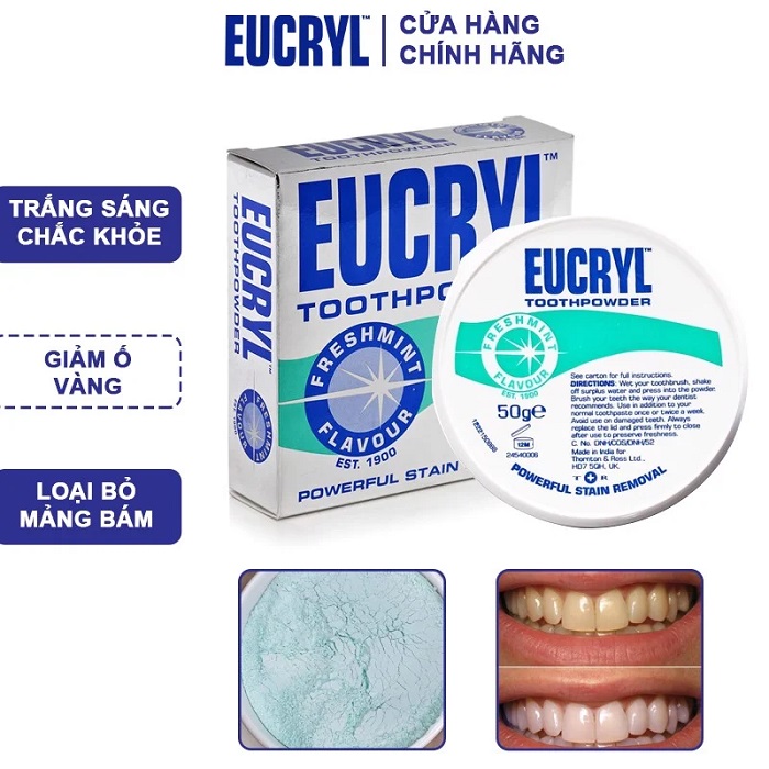 Tẩy trắng răng Eucryl
