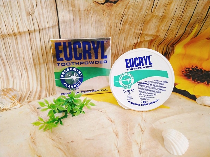 Bột tẩy trắng răng eucryl tooth powder