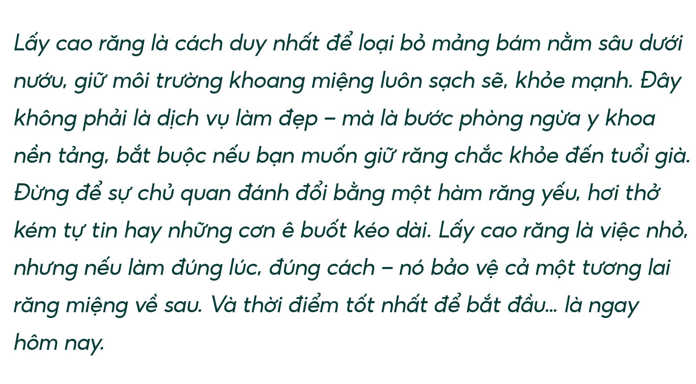 Lấy cao răng