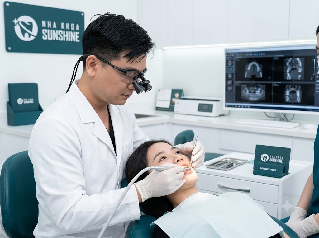 Mài Vi Thể & Gắn Răng Tạm